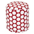 thumbnail image 1 of Majestic Home Goods Large Polka Dot Indoor Ottoman Pouf, 1 of 6
