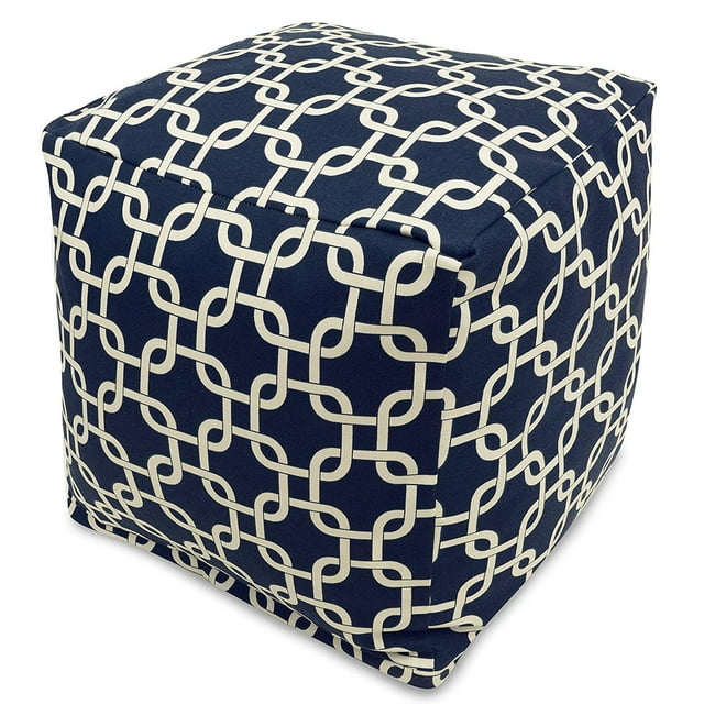 Majestic Home Goods Links Indoor/Outdoor Bean Bag Cube, Multiple Colors