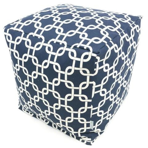 Majestic Home Goods Links Indoor/Outdoor Bean Bag Cube, Multiple Colors