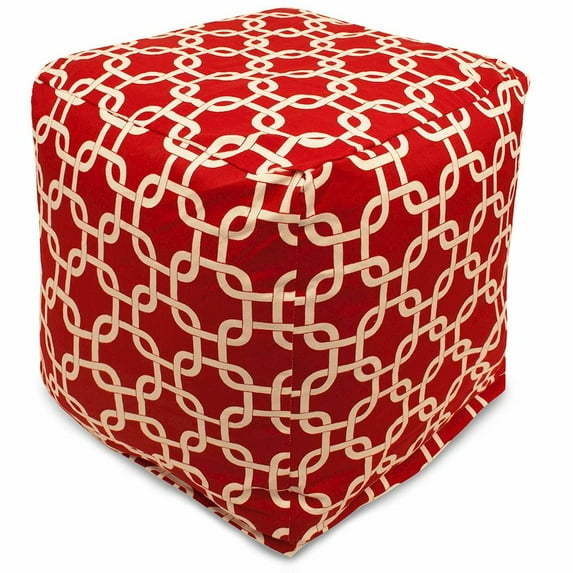 Majestic Home Goods Links Indoor/Outdoor Bean Bag Cube, Multiple Colors