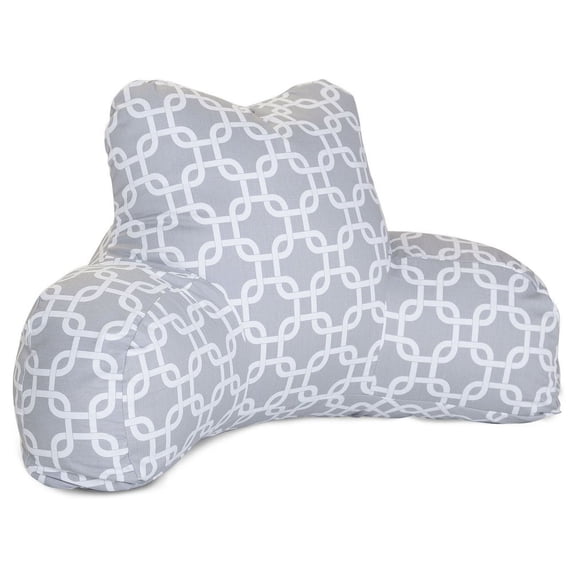 Majestic Home Goods Reading Pillow Links Gray