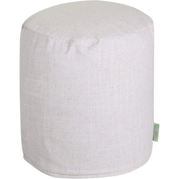 Majestic Home Goods Magnolia Wales Indoor Bean Bag Ottoman Pouf 16" L x 16" W x 17" H