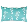 thumbnail image 1 of Majestic Home Goods Sea Horse Indoor Outdoor Small Decorative Throw Pillow, 1 of 6