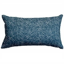 Majestic Home Goods Navy South West Indoor / Outdoor Small Throw Pillow 20" L x 5" W x 12" H
