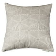 thumbnail image 1 of Majestic Home Goods Pillow 20x20 Charlie Beige Metallic, 1 of 4