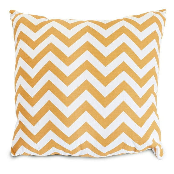 Majestic Home Goods Pillow 20x20 Chevron Yellow