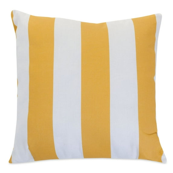 Majestic Home Goods Pillow 20x20 Vertical Stripe Yellow