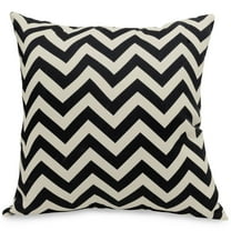 Majestic Home Goods Pillow 24x24 Chevron Black