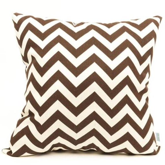 Majestic Home Chocolate Chevron Extra Large Pillow