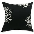 thumbnail image 1 of Majestic Home Goods Pillow 24x24 Coral Black, 1 of 4