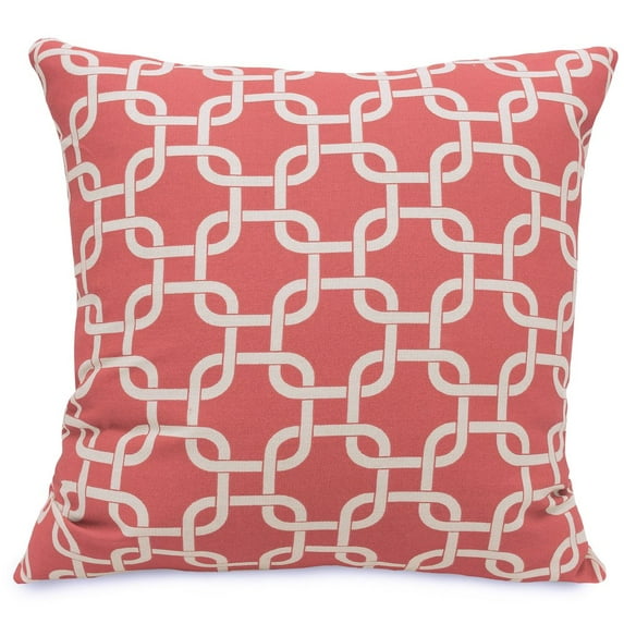 Majestic Home Goods Pillow 24x24 Links Coral