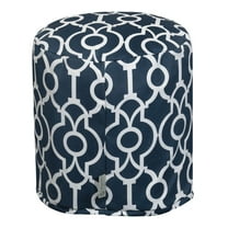 Majestic Home Goods Pouf Athens Navy