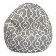 thumbnail image 1 of Majestic Home Goods Small Bean Bag Athens Gray, 1 of 6