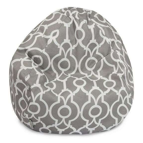 Majestic Home Goods Small Bean Bag Athens Gray
