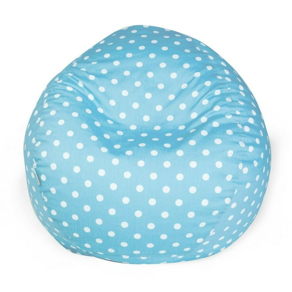 Majestic Home Goods Small Polka Dots Large Classic Bean Bag Chair, Multiple Colors