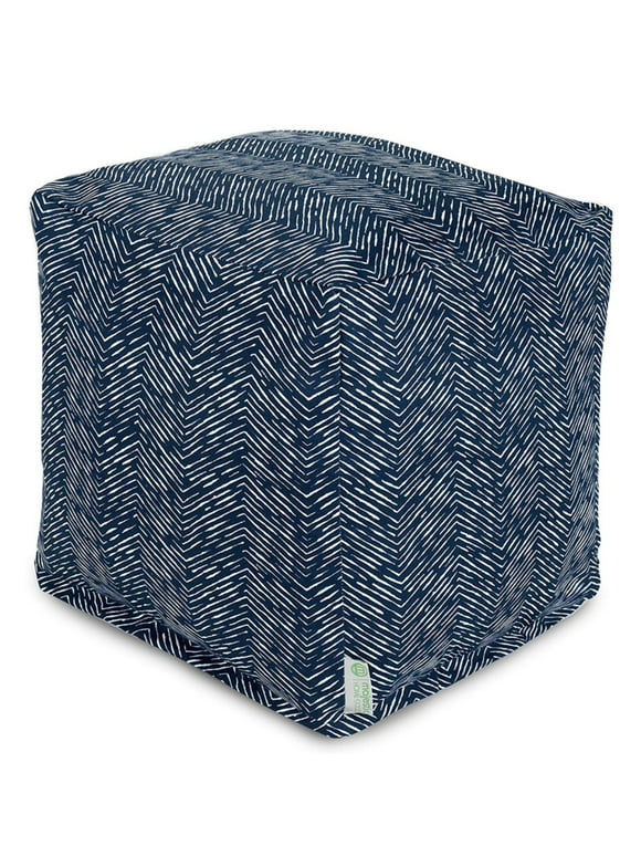 Majestic Home Goods SouthWest Indoor / Outdoor Fabric Cube Pouf