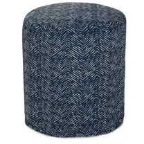 Majestic Home Goods Pouf South West Navy