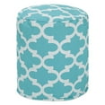 thumbnail image 1 of Majestic Home Goods Pouf Trellis Teal, 1 of 6