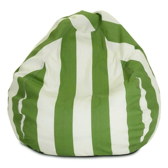 Majestic Home Goods Vertical Stripe Large Classic Bean Bag Chair, Multiple Colors