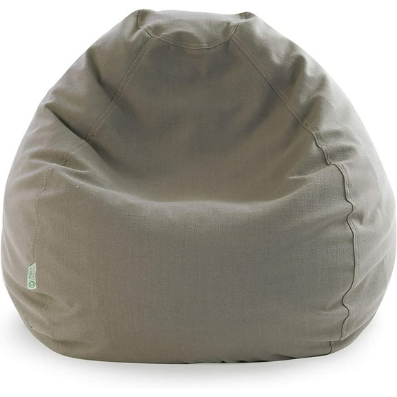 Majestic Home Goods Wales Bean Bag, Small, Gray