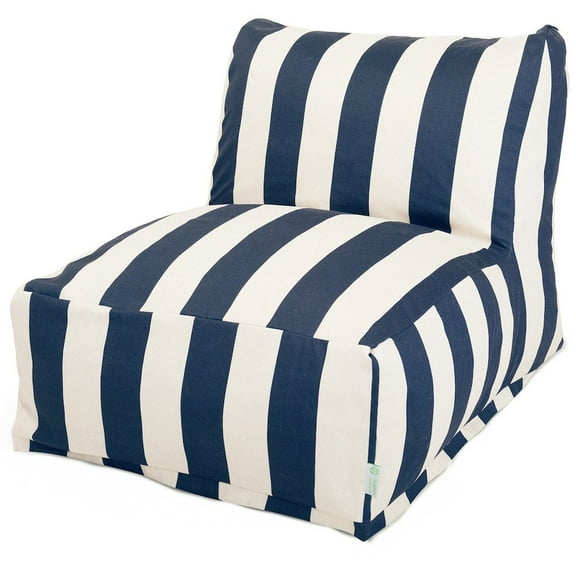 Majestic Home Goods Chair Lounger Vertical Stripe Navy