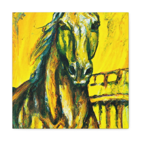 "Majestic Horse Portrait" - Canvas