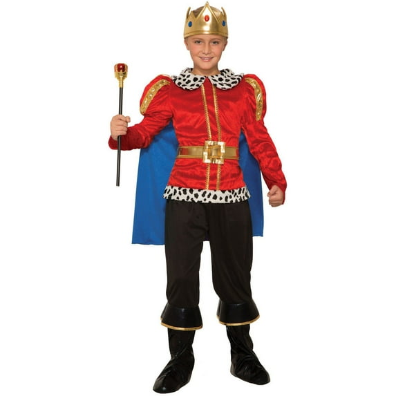 Medieval Collectibles Majestic King Boy's Halloween Fancy-Dress Costume for Child, M