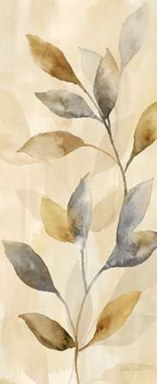 Majestic Leaves Panel II Canvas Art - Cynthia Coulter (24 x 48)