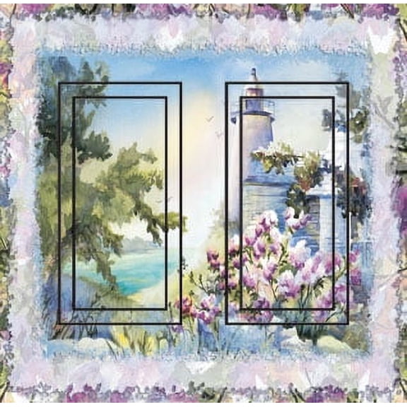 Majestic Light Double Rocker SwitchStix Peel and Stick Art Deco Switch Plate Cover Applique Washable Heat/Steam/Water-Resistant - 1 unit