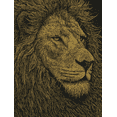 thumbnail image 1 of Majestic Lion Portrait Canvas Wall Art，Home Decor Gift for Living Room Bedroom Dining Room, 1 of 8