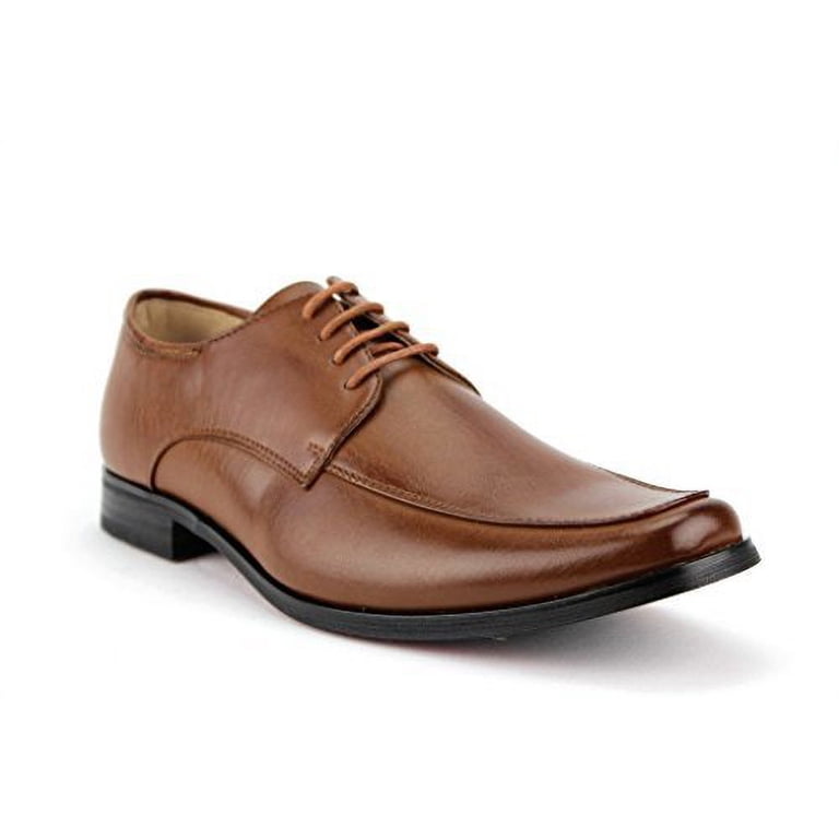Majestic Brown Leather Oxfords Majestic Patina Chestnut Brown Oxfords - Premium Leather  main image 2