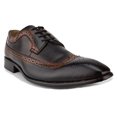 thumbnail image 1 of Majestic Men's 97713 Distressed Perforated Brogue Lace up Dress Shoes, 1 of 3