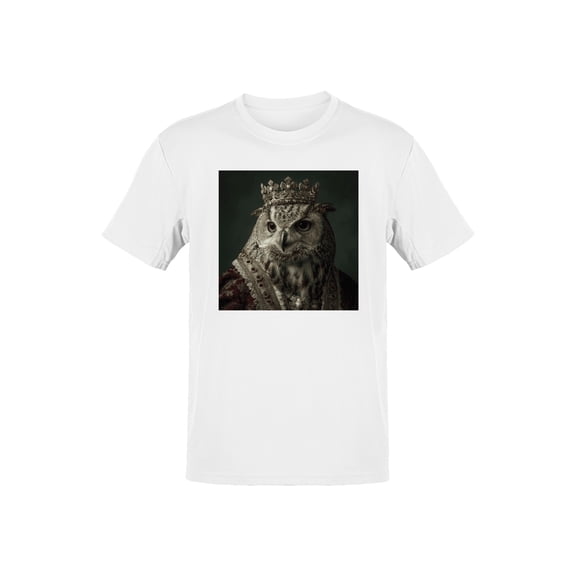 Majestic Owl in Royal Attire Men's T-shirt