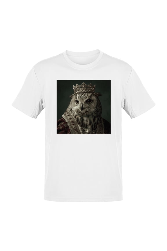 Majestic Owl in Royal Attire Men's T-shirt
