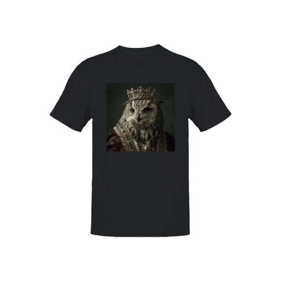 Majestic Owl in Royal Attire Men's T-shirt