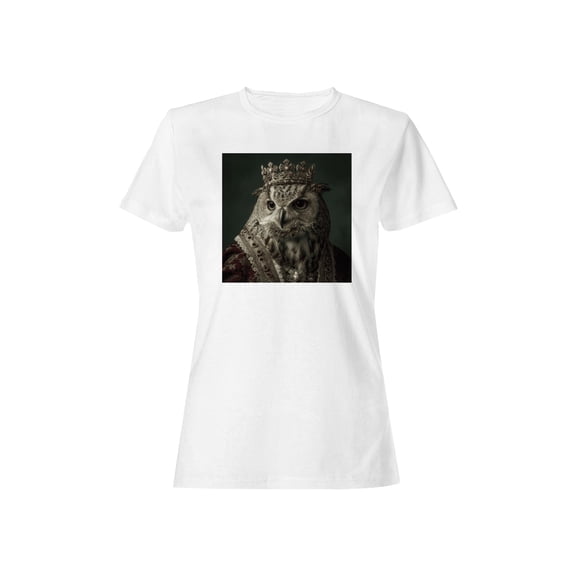 Majestic Owl in Royal Attire Women's T-shirt