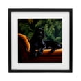 thumbnail image 1 of Stupell Industries Tropical Majestic Panther on Chaise Black Framed Print Under Glass, 13 x 13, by Lettered and Lined, 1 of 8