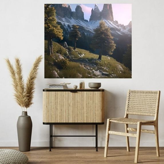 Majestic Peaks - Canvas Wall Art