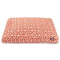 thumbnail image 1 of Majestic Pet | Aruba Rectangle Pet Bed For Dogs, Removable Cover, Orange, Medium, 1 of 5