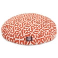 thumbnail image 1 of Majestic Pet | Aruba Round Pet Bed For Dogs, Removable Cover, Orange, Large, 1 of 6
