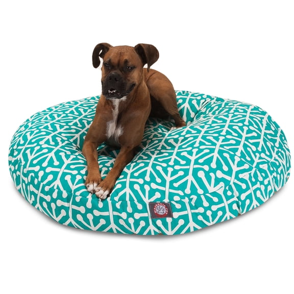 Majestic Pet | Aruba Round Pet Bed For Dogs, Removable Cover, Pacific, Large