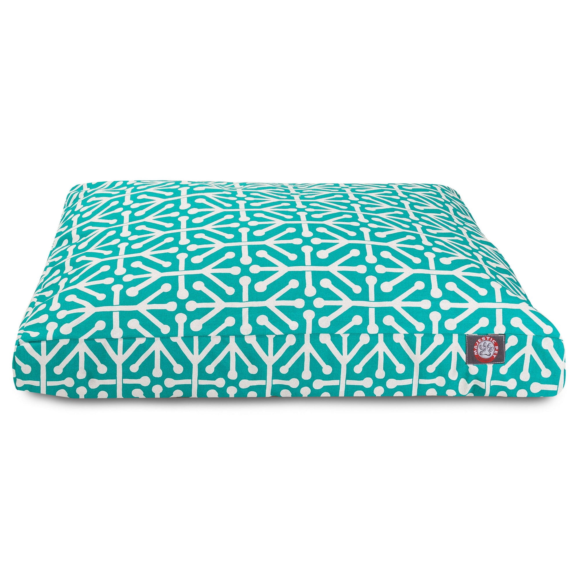 Majestic Pet | Aruba Shredded Memory Foam Rectangle Pet Bed For Dogs, Removable Cover, Pacific, Large
