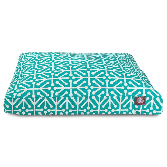 Majestic Pet | Aruba Shredded Memory Foam Rectangle Pet Bed For Dogs, Removable Cover, Pacific, Large