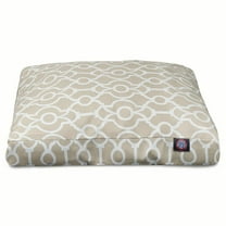 Majestic Pet | Athens Rectangle Pet Bed For Dogs, Removable Cover, Sand, Extra Large