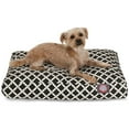 thumbnail image 1 of Majestic Pet | Bamboo Rectangle Pet Bed For Dogs, Removable Cover, Black, Small, 1 of 6
