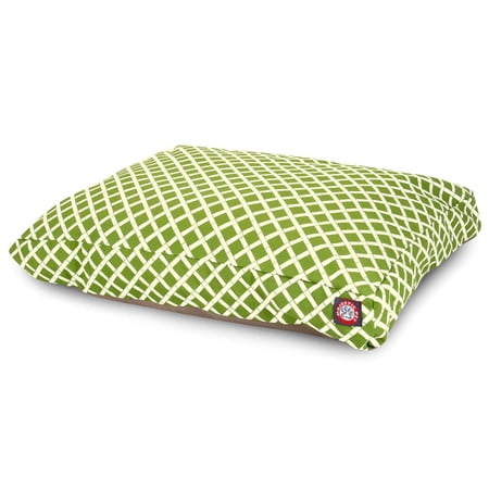 Majestic Pet | Bamboo Rectangle Pet Bed For Dogs, Removable Cover, Sage, Medium