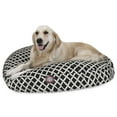 thumbnail image 1 of Majestic Pet | Bamboo Round Pet Bed For Dogs, Removable Cover, Black, Large, 1 of 6