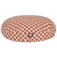 thumbnail image 1 of Majestic Pet | Bamboo Round Pet Bed For Dogs, Removable Cover, Burnt Orange, Small, 1 of 5