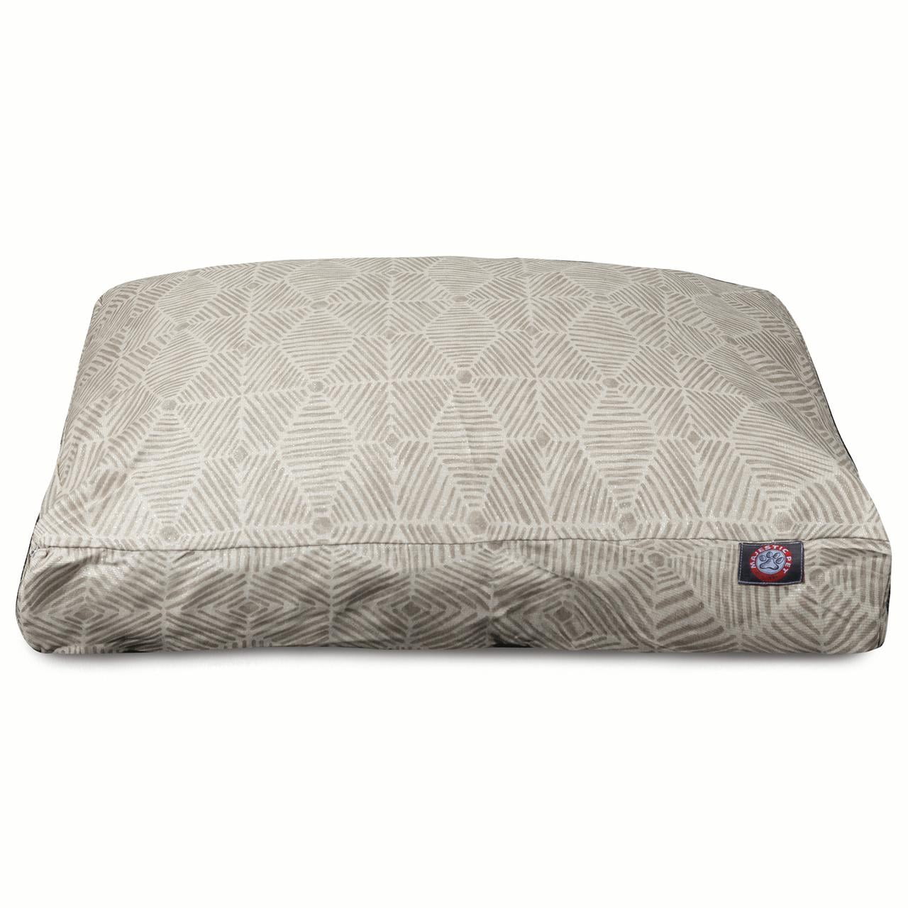 Majestic Pet | Charlie Rectangle Pet Bed For Dogs, Removable Cover, Beige, Extra Large