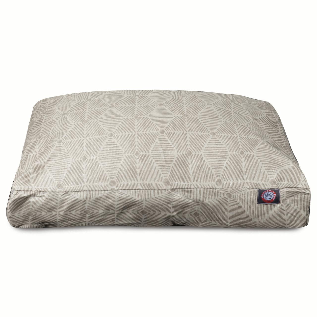 Majestic Pet | Charlie Rectangle Pet Bed For Dogs, Removable Cover, Beige Metallic, Medium